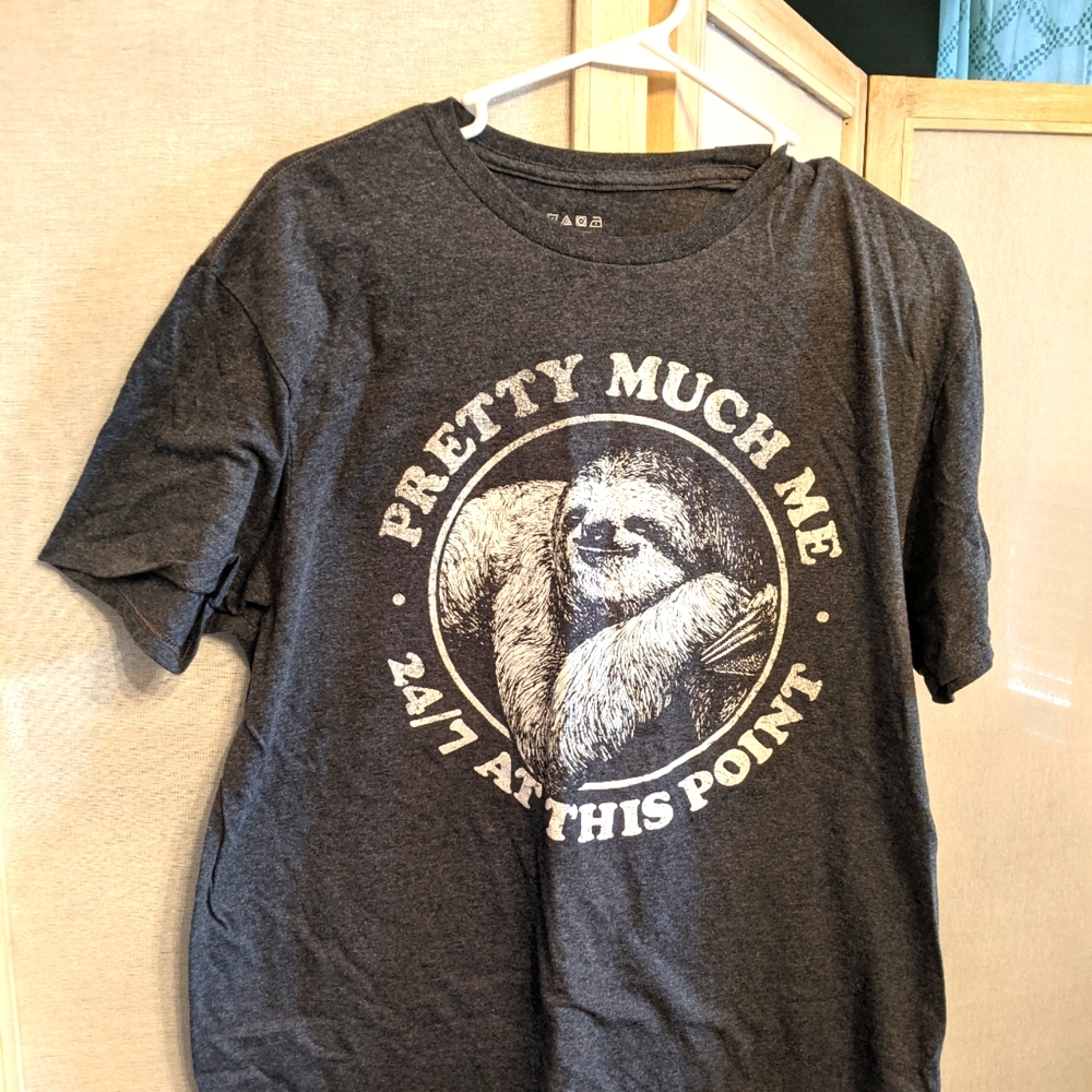 Gray Sloth Tee